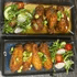 Tandoori grilled starters with mint chutney